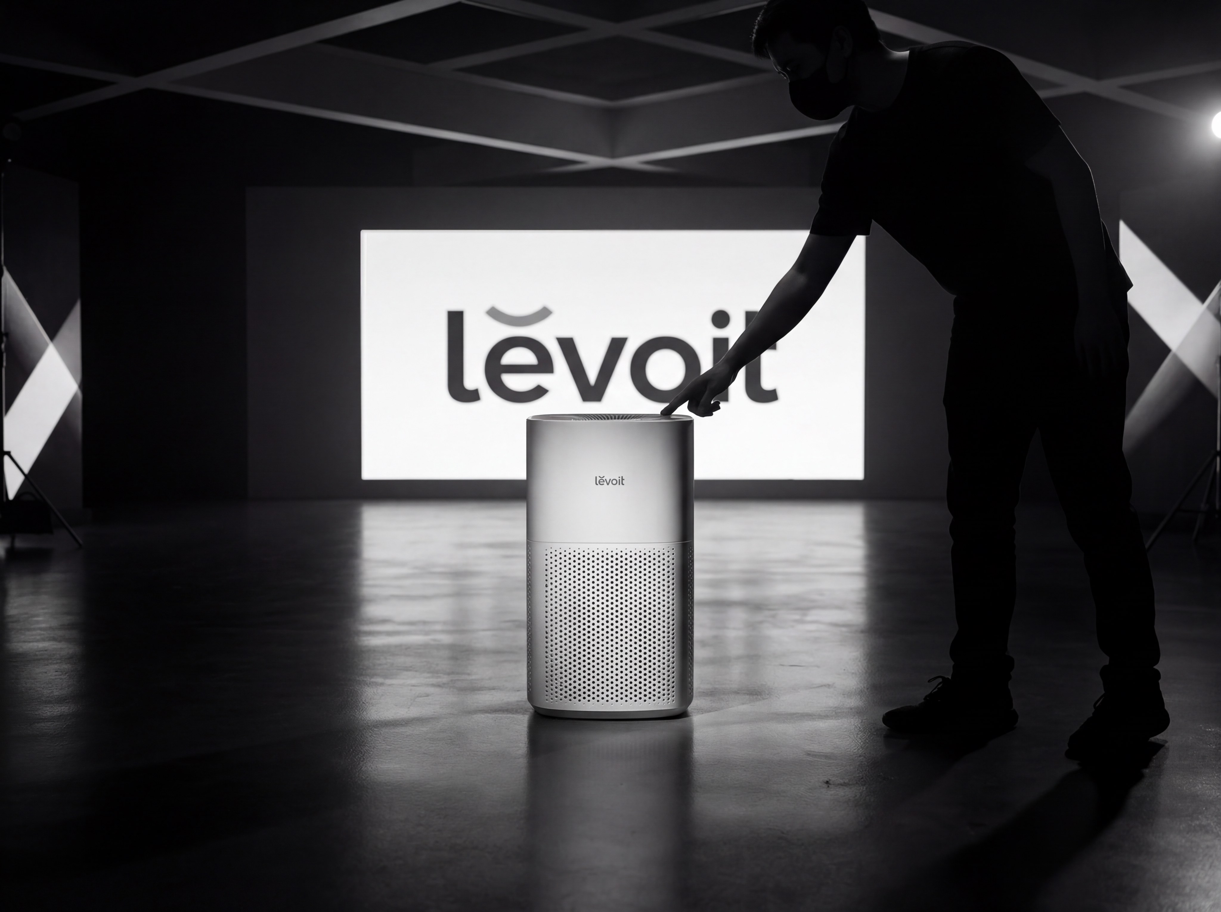 LeVoit 空净黑白棚拍