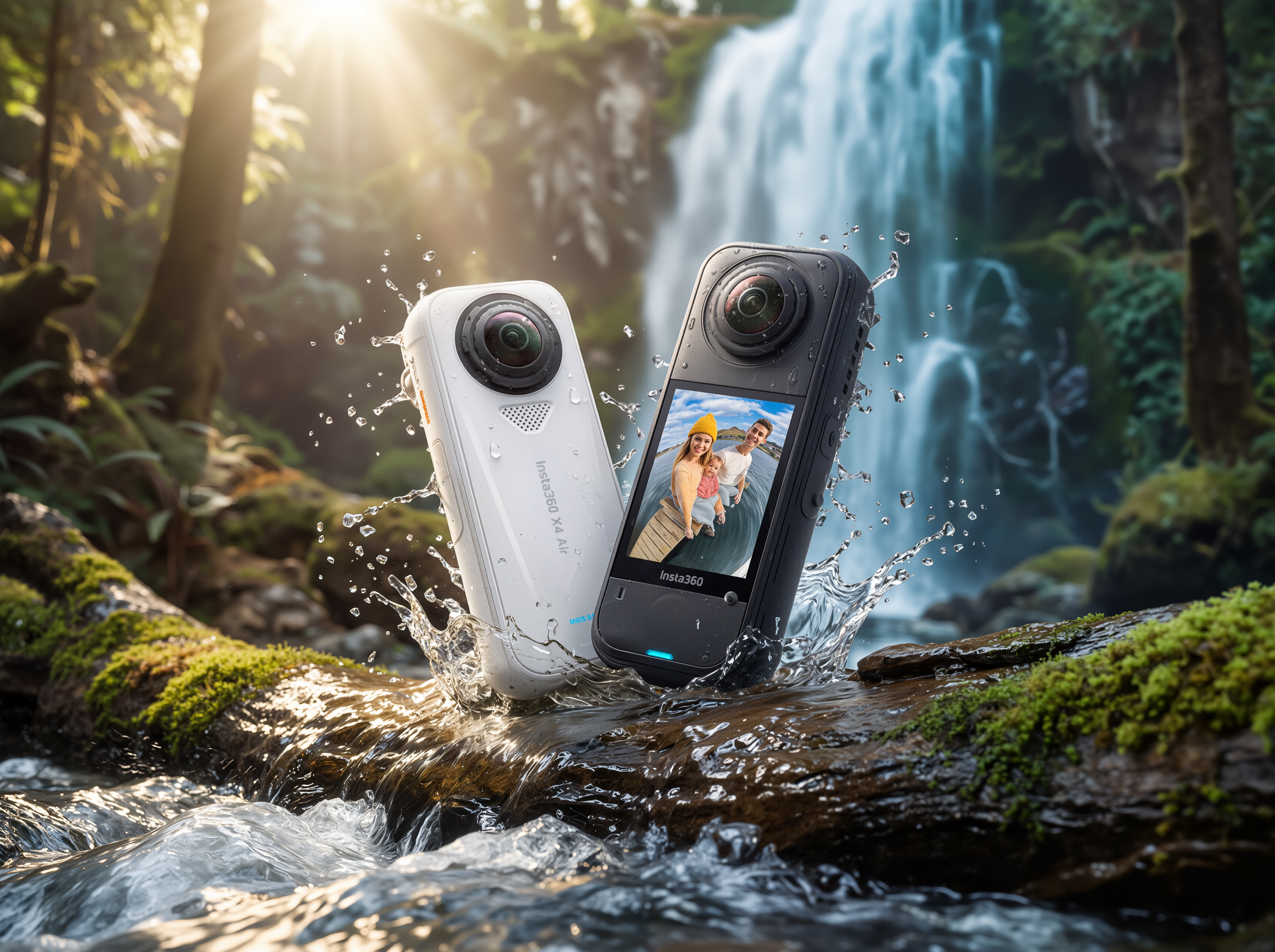 Insta360 瀑布飞溅