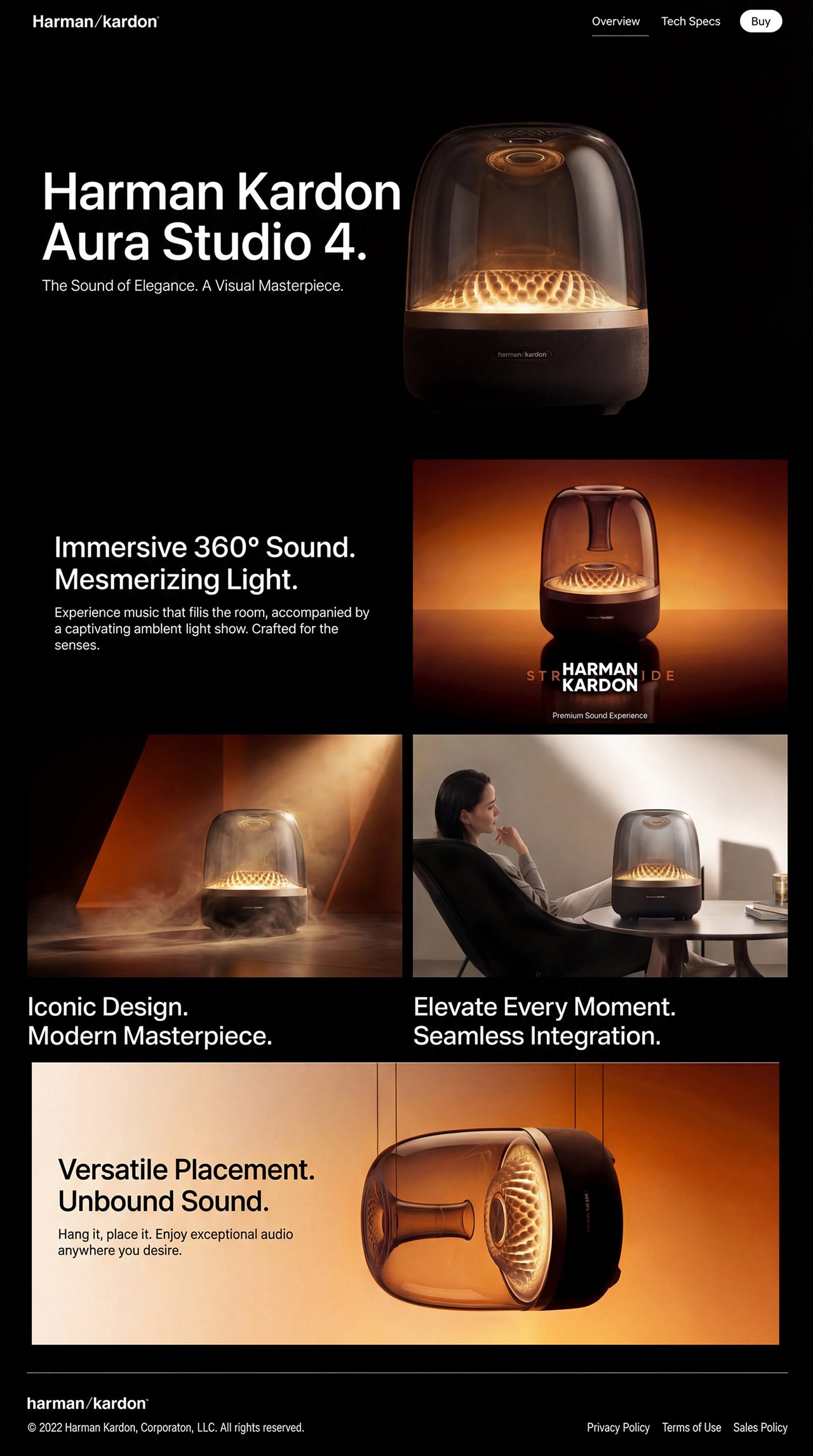 Harman Kardon 音箱暖光视觉