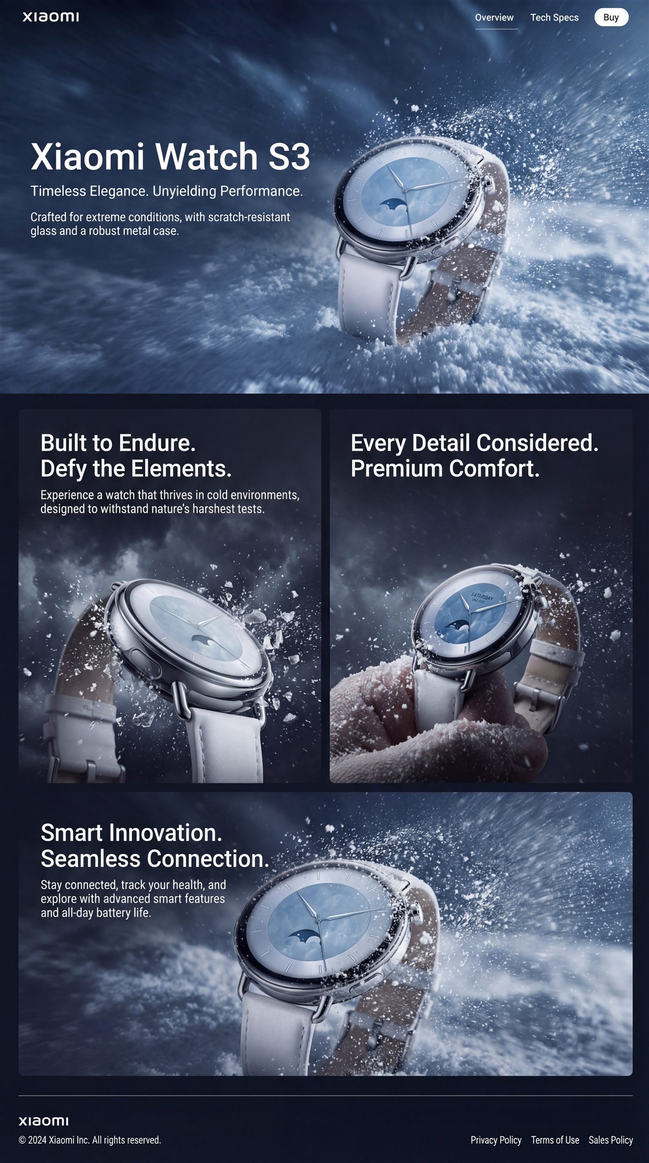 Xiaomi Watch 冰雪耐久视觉